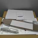 52 Inch Ceiling Fan Brushed Nickel Remote Controlled Dimmable Light Combo - Quiet Reversible - 5 Grey Blades