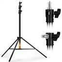 K&F CONCEPT Air Cushioned Light Stand, 41-110" Height, 1/4"-3/8" Adapter
9.2ft Heavy Duty Photography Tripod Stand, Max Load 17.6 lbs, Sandbag Included for Studio Softbox COB Light, TL14