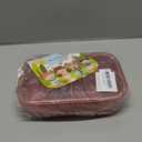 Itopor Wheat Straw Bento Box for Adults & Kids, Leakproof 3-Compartment Lunch Box, BPA-Free, Microwave & Dishwasher Safe, 5.5 Cup / 1400 mL, Dusty Rose