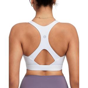 RUNNING GIRL Sports Bras for Women High Support, Adjustable Straps High Impact Racerback Bra with Hook Closure Molded Cup