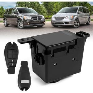 Ignition Switch Receiver Module 68210155AB w/Keys Fit for Dodge Grand Caravan/Journey | Chrysler Town & Country 2008-2010 - Perfectly Replace Wireless Ignition Module Required Programming