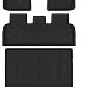 Naibeve Floor Mats for 2023 2024 Fisker Ocean One - All Weather Custom Fit for Fisker Ocean One Floor Mats Cargo Mat Cargo Liner Accessories
