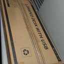 ODK 55 Inch Small L Shaped Computer Desk with Power Outlets, Corner Desk with PC Stand & Reversible Storage Shelves for Small Space Home Office Workstation, Modern Simple Writing Study Table, Black