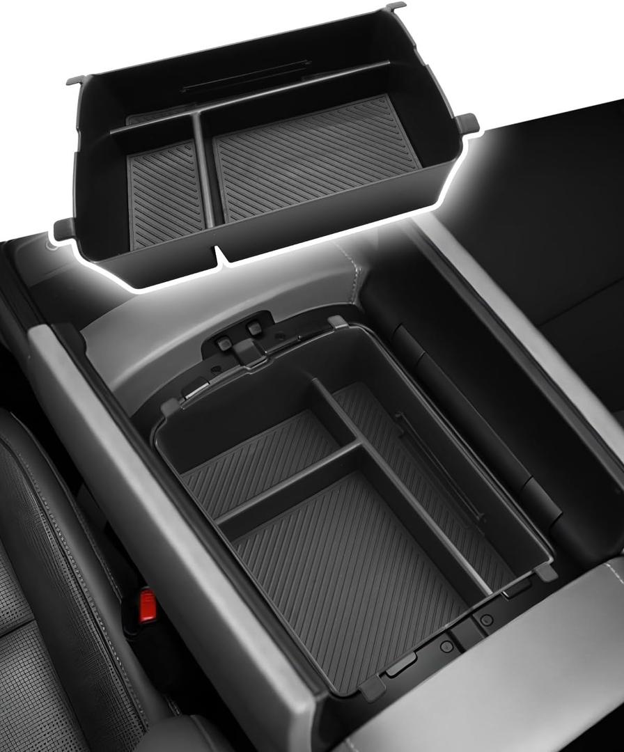 CDEFG for 2026 Hyundai Palisade Accessories Center Console Organizer Tray 2026 Palisade Armrest Storage Middle Console Insert (Only fit 7-Seat Version Double-Opening Armrest Box)