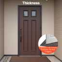 VEVOR Front Door Mat, 47 x 35 in Commercial Floor Mat for Indoor and Outdoor, Modern Stylish Carpet with TPE Backing, Heavy Duty Washable Entry Industrial Rug for Hallway, Balcony, Garage, Brown