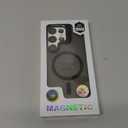 for Samsung Galaxy S25 Ultra Case, Compatible with MagSafe, Built-in Camera Ring Stand, Translucent Matte Military-Grade Drop Protection Magnetic Case, Black