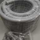 Liquid-Tight Conduit and Connector Kit - 3/4 Inch 100 FT Non Metallic Liquid Tight Electrical Conduit with 5 Straight and 5 Angle Fittings