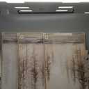 Framed Netural Wall Art for Living Room, Large 3 Piece Abstract Pastel Grunge Forest Landscape Tree Canvas Artwork Set, Modern Art Decorative Nordic Painting Picture Prints for Hallway Office 24x36 In