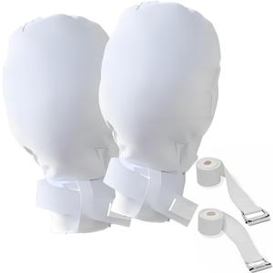 2PCS Restraint Gloves,Double Security Mitts Fits All Hand Restraint Gloves for Elderly,Constructed with Additional Padding to Provide Comfort and Protection