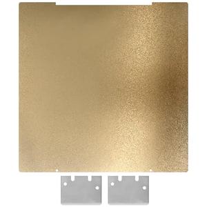 Upgraded Prusa I3 MK4 MK3 MK3S+ Core One PEI Build Plate Double Sides Fine Powder Textured 3D Printer Platform Flexible Removal Spring Steel Sheet, 254x241mm/ 10x9.5inch