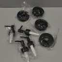 Regular Mouth Plastic Mason Jar Soap Dispenser Pumps and Lids- Rust-Proof Mason Jar Accessories Rustic Farmhouse Kitchen Counter Top Bathroom Decor and Organization - 4 Pack