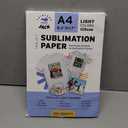 Printers Jack Sublimation Paper - Heat Transfer Paper 100 Sheets 8.3" x 11.7" for Any Epson HP Canon Sawgrass Inkjet Printer with Sublimation Ink for T shirt Mugs DIY