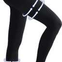 Beister Medical Compression Pantyhose for Women Men, Opaque Closed Toe 20-30mmHg Graduated Support Tights, Waist High Compression Leggings for Varicose Veins, Edema, Flight, DVT (4X-Large, Black)