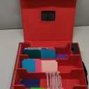 Gomyrod Card Storage Box 3200+ MTG Deck Box with 30 Colorful Divider, 4 Row Commander Trading Card Cases with Portable Handle & Display Windows, Fits for MTG/ TCG/ Magic Cards, Patented Design