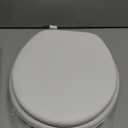 Centoco Toilet Seat Round, Soft Cushioned Vinyl Toilet Seat, HPS20-001, White