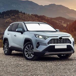 Sun Shade Windshield Sunshade for 2013-2023 2024 2025 RAV-4 SUV Crossover, TRD Off-Road, LE XLE Premium Limited XSE Hybrid Adventur Accessories Front Window Sun Shields fit RAV4 Sun Visor Blocks UV