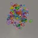 100PC Mix Color Knitting Stitch Counter Crochet Locking Stitch Markers Stitch Needle Clip Knitting Crochet Markers (100)