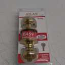 Copper Creek BK2040PB Ball Door Knob, Keyed Entry Function, 1 Pack, in Polished Brass