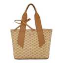Oweisong Women Straw Beach Bag Woven Basket Purse Summer Handbag Tote for Vacation