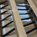 Mr IRONSTONE Fireplace Grate 21 inch Solid Steel Heavy Duty Fireplace Log Grates 3/4" Bar Grates Outdoor/Indoor Wrought Iron Burning Rack Holder