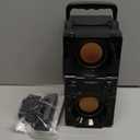 Bluetooth Speaker, 40W (60W Peak) Portable Wireless Speaker with Colorful Lights, Double Subwoofer Heavy Bass, FM Radio, MP3 Player, Bluetooth 5.0, Loud Stereo speakers for Home Outdoor Party Camping