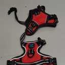 PHOEPET No Pull Dog Harnesses for Small Dogs Reflective Adjustable Front Clip Vest with Handle 2 Metal Rings 3 Buckles [Easy to Put on & Take Off] (XS, Red)