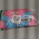 UOUA Women's Colorblock 2 Piece 80s 90s Outfits Long Sleeve Windbreaker Jacket Tracksuit Set LightPink XL