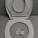 Toilet Seat with Toddler Seat, Potty Training Toilet Seat Round 2 in 1 Soft Close Quiet No Slapping, Magnetic Absorption, Easy to Install and Clean,White