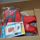 Stearns Kids Life Vest, USCG Approved Type III Life Jacket for Children 50 to 90 lbs, Youth PFD for Boating, Swimming, Watersports, Pool, Beach, & More, red Size 50-90lbs