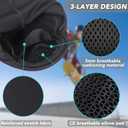 surlim Elbow Protection Pads,Mountain Bike Elbow Guards,MTB Elbow Pads,Skate & Skateboarding Protective Gear, L