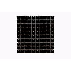 Interlocking Sequin Wall Panels (24 Panels) - Shimmer Wall, Events & Advertising Signs (Mirror Black)
