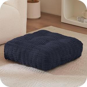2 Count ZOEMO Floor Pillow Cushion for Adults, Meditation Cushion Pillow, Large Square Floor Sitting, for Tatami Living Room or Yoga, 22x22 Inch