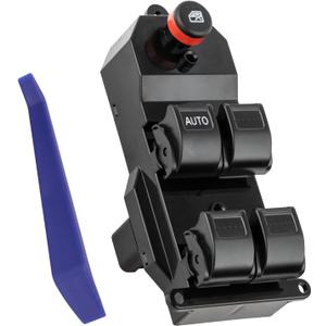 Driver Side Master Power Window Switch Fit for Honda CR-V 2002-2006, 20 Pins, Replaces OEM 35750-S9A-305, DWS514, 1S3090