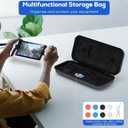 FYOUNG Carrying Case for PlayStation Portal, Protective Hard Shell Portable Travel Carry Handbag Full Protective Case Accessories for PlayStation Portal Remote Player (Dark Gery)