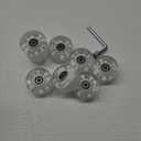 8 Pack Roller Skate Wheels with Bearings Installed Quad Light Up Wheels for Double Row Skating and Skateboard 82A