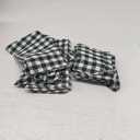 Solino Home Linen Napkins Set of 8-100% Linen Gingham Green Dinner Napkins 20 x 20 Inch - Handcrafted and Machine Washable - Gingham Check - Christmas, Dark Green 