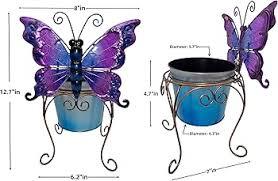 Evergreen Metal Butterfly Pot Holders