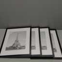 upsimples 12x16 Picture Frame Black 4 Pack, Scratch-Proof Poster Frames 12 x 16 for Photo Gallery - Slide-In Strips, Horizontal or Vertical Wall Mounting