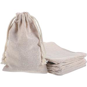 10PCS 43 Inches Cotton Bags, Party Favor Bags, Drawstring Bag, Small Drawstring Pouch for Party Wedding Storage Home Supplies, Spice Bag for Filtering Cooking Soups/Tea/Cold-Brewed Coffee