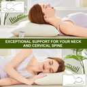 20"X26" Large Organic Buckwheat Pillow with Dual-Layer Pillowcase and Extra Buckwheat Hulls, Adjust Height and Firmness, Neck Support Pillow for Back and Side Sleepers (Off-white)