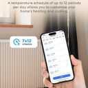 meross Smart Temperature Controller 15A 1800W, Smart Wi-Fi Thermostat Controlled Outlet Plug Works with Apple Home, Alexa, Google Home for Heating Cooling Homebrew Fermentation Reptiles Greenhouse