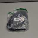 Batermoon Girls Dance Ballet Leotards Gymnastics Short Puff Sleeve Mesh V Back Outfits 5-14 Years (Black)