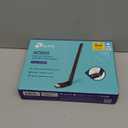 TP-Link AC600 USB WIFI Adapter for PC (Archer T2U Plus)- Wireless Network Adapter for Desktop with 2.4GHz, 5GHz High Gain Dual Band 5dBi Antenna, Supports Win11/10/8.1/8/7/XP, Mac OS 10.9-10.14, Black