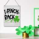 Rustic Farmhouse Home Office Wall Decor Country St Patricks Day Room Decorations Wood Sign Cubicle Bedroom Living Room Front Door Decor Gifts for Best Friend Her Him 8 X 10 Inch