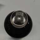 YOHKOH Mini Insulated Water Bottle With Bamboo Lid - 8.8oz Small Vacuum Insulated Water Bottle for Women Kids, 12 Hrs Hot & 24 Hrs Cold Stainless Steel Thermos Leak-Proof BPA-Free (8.8oz,Black)