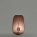 RAPIQUE Bluetooth Wireless Mouse - (BT5.1+USB) Dual Connectivity, Quiet Click, Low Power, and 1600 DPI, Portable Cordless Mouse for Mac, Laptop, MacBook Pro/Air, iPad (Rose Gold)