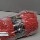 LOCHAS Luxury Bathroom Rug Shaggy Bath Mat 24 x 60 Inch, Washable Non Slip Bath Rugs for Bathroom Shower, Soft Plush Chenille Absorbent Carpets Mats, Red