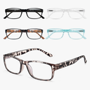Gaoye Professional Reading Glasses for All Day - Computer Readers with Blue Light Protection - Value Pack +1.75