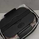 Heated Lunch Box,120W Electric Lunch Box for Adults with 1.5L 304 Stainless Steel Container, 12V/24V/110V Lonchera Elctrica Porttil for Travel,Work,Car,Truck (Pure Black, 1.5L)