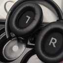 Active Noise Cancelling Headphones, Wireless Over Ear Bluetooth Headphones,100H Play Time Bluetooth Headphone with Microphone,Lightweight and Foldable Comfortable Deep Bass for Work/Gym Black